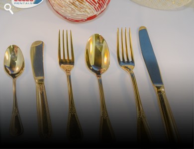 Cutlery Gold Set